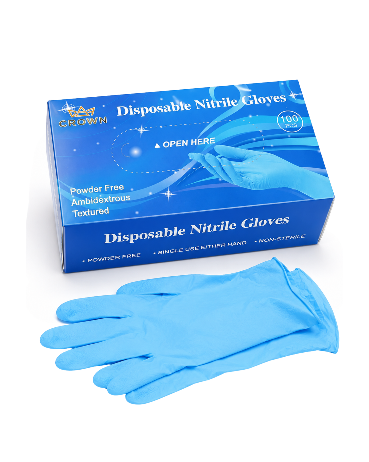 Crown Nitrile Gloves