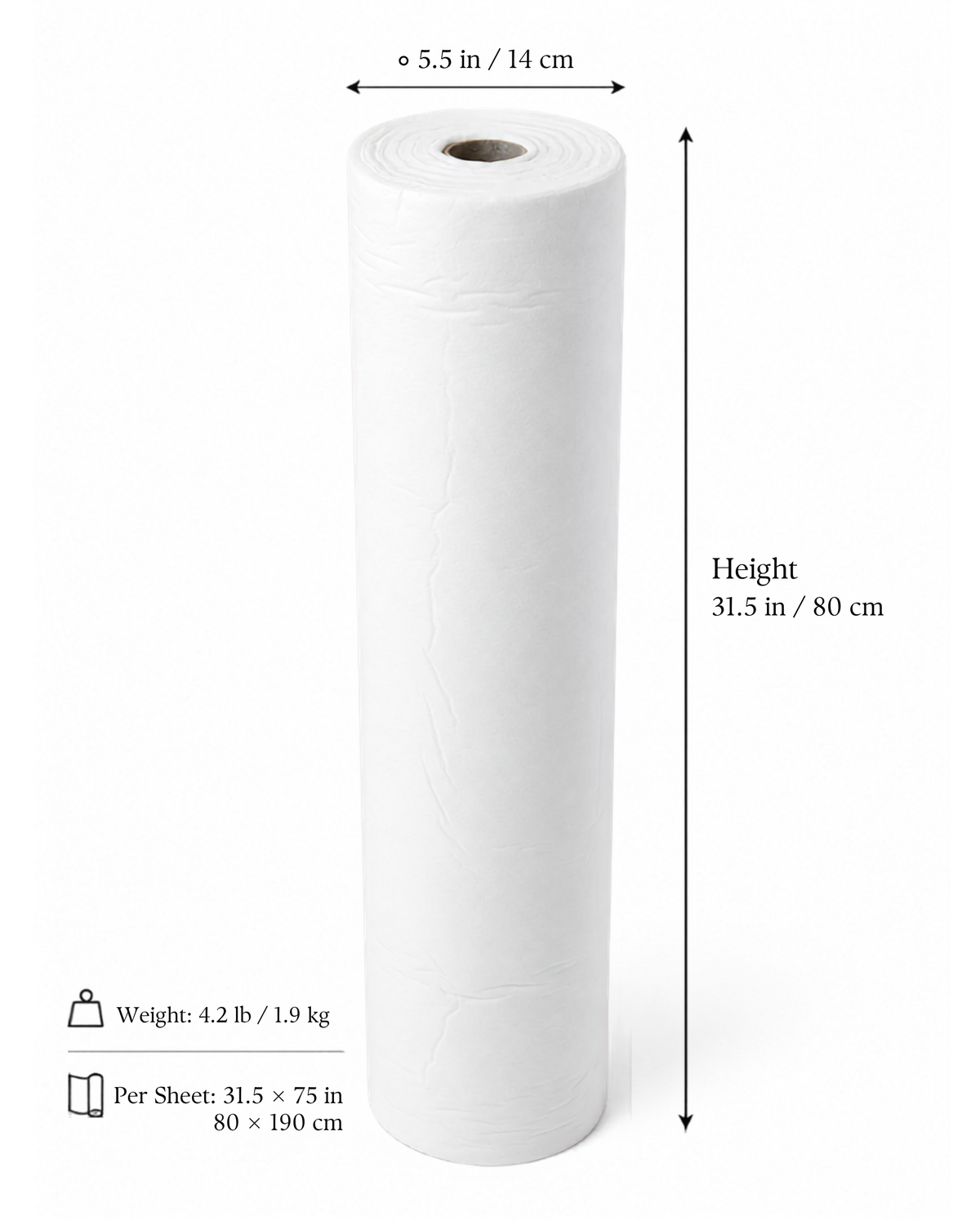 Non Woven Paper (80*190cm) - 25 GSM