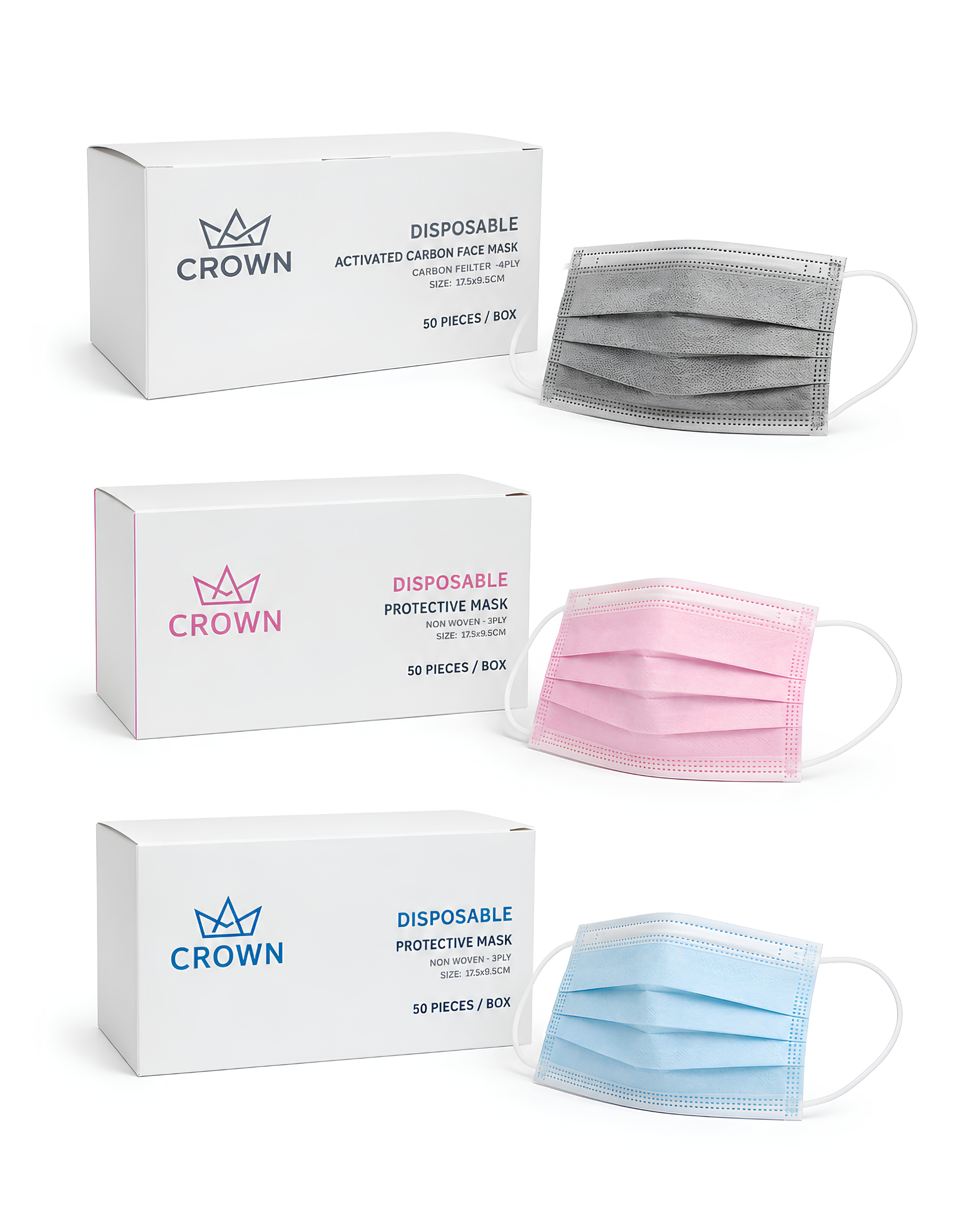 Crown Regular Face Mask