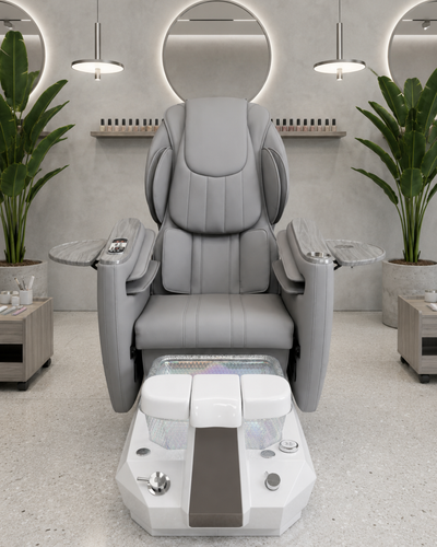 Model Z Pedicure Chair & PB-1002 Stool Set