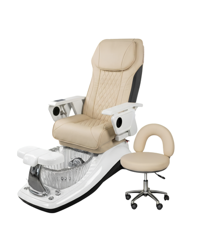Model T Pedicure Chair & PB-1002 Stool Set