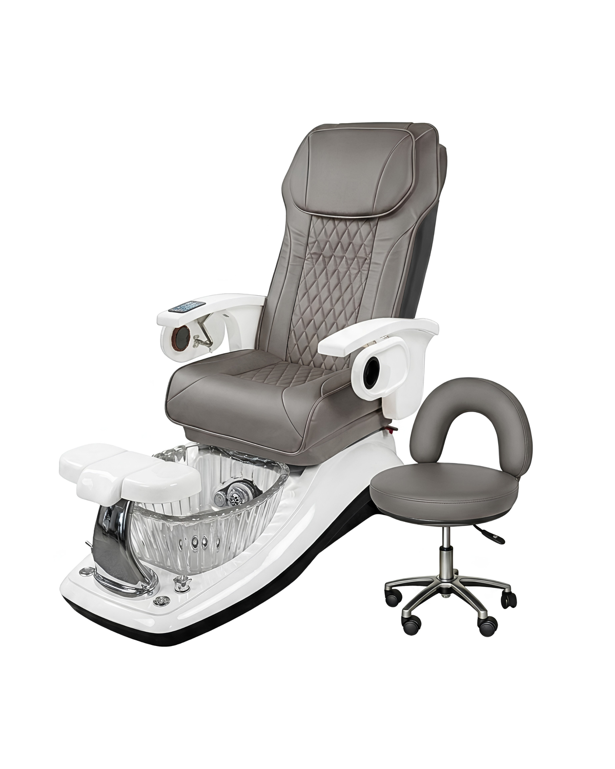 Model T Pedicure Chair & PB-1002 Stool Set
