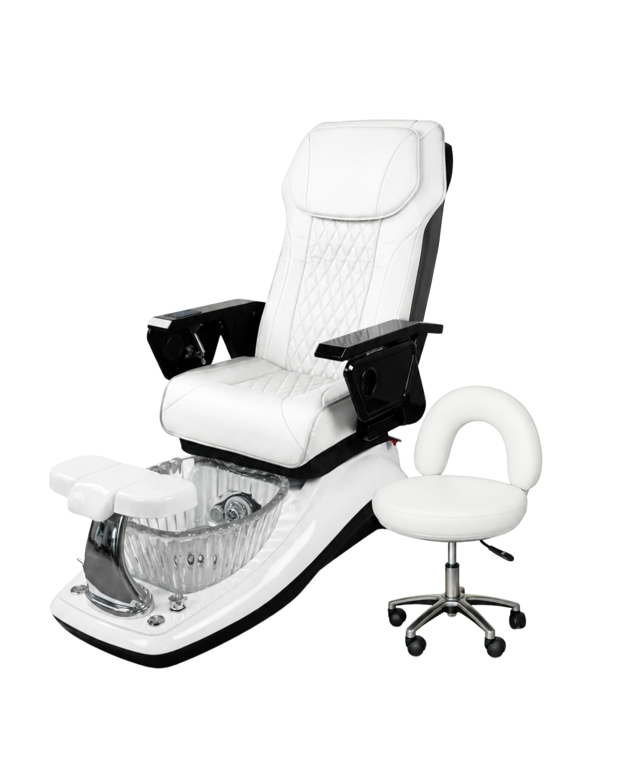 Model T Pedicure Chair & PB-1002 Stool Set