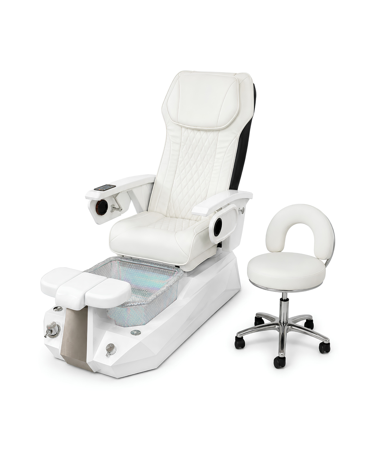 Model Z1 Pedicure Chair & PB-1002 Stool Set