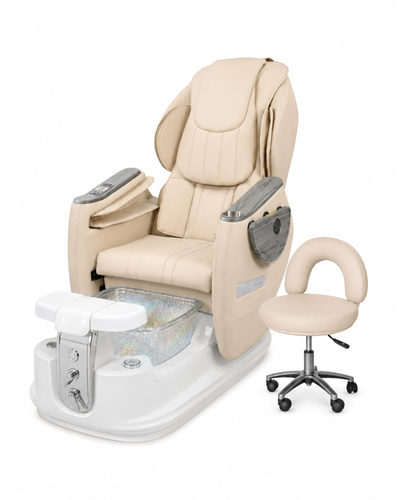 Model Y Pedicure Chair & PB-1002 Stool Set