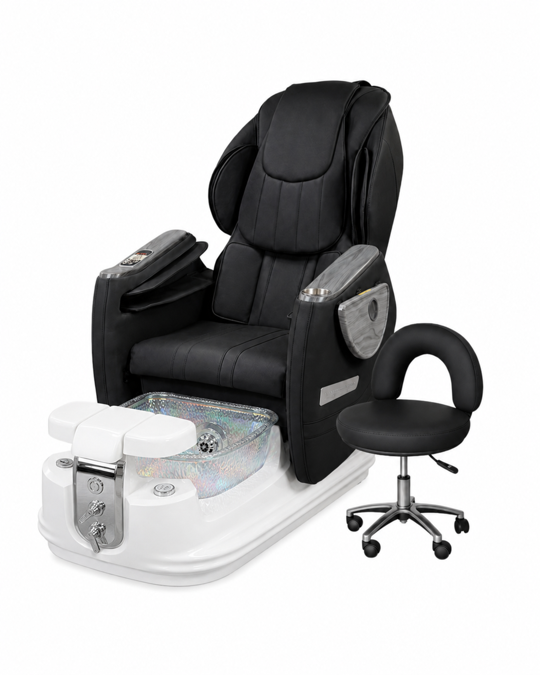 Model Y Pedicure Chair & PB-1002 Stool Set