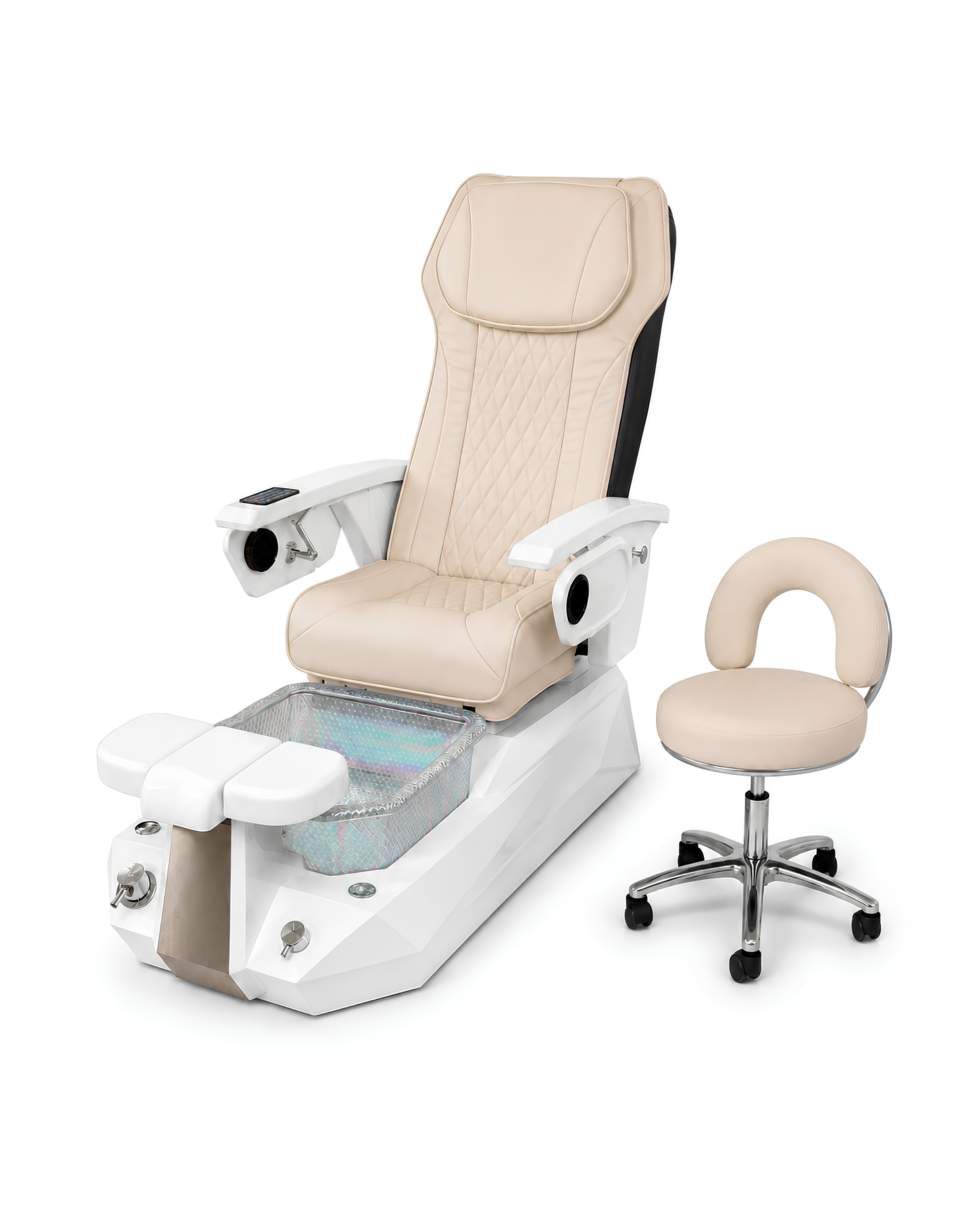 Model Z1 Pedicure Chair & PB-1002 Stool Set