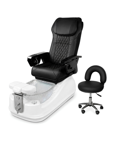 Model Y1 Pedicure Chair & PB-1002 Stool Set