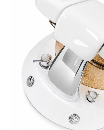 Model R Pedicure Chair & PB-1002 Stool Set