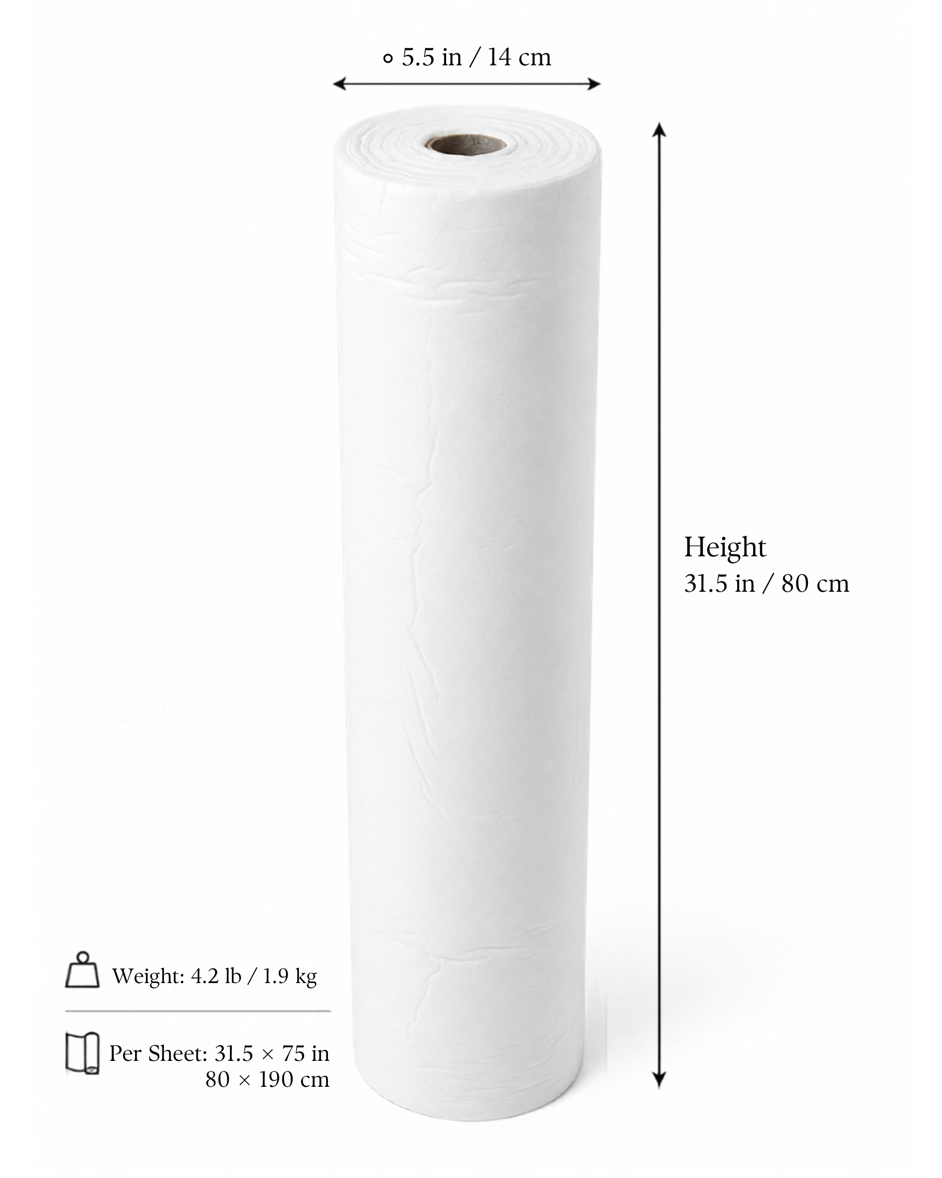 Non Woven Paper (80*190cm) - 25 GSM