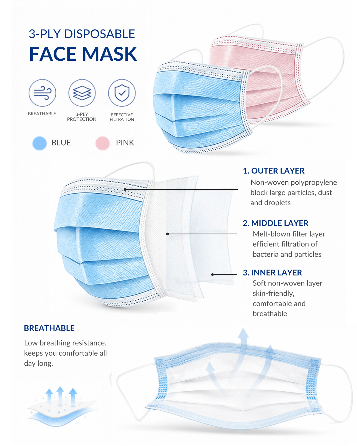Crown Regular Face Mask