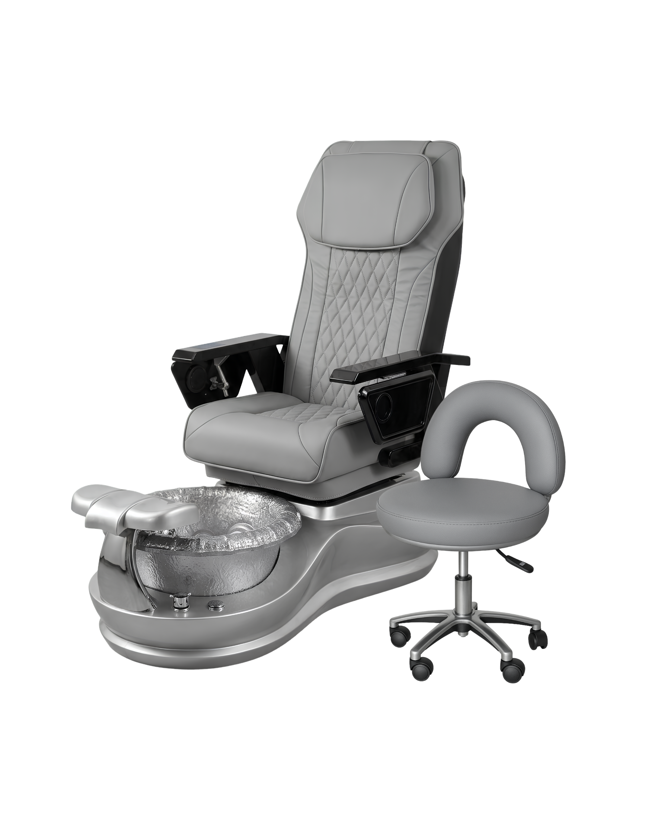 Model S Pedicure Chair & PB-1002 Stool Set