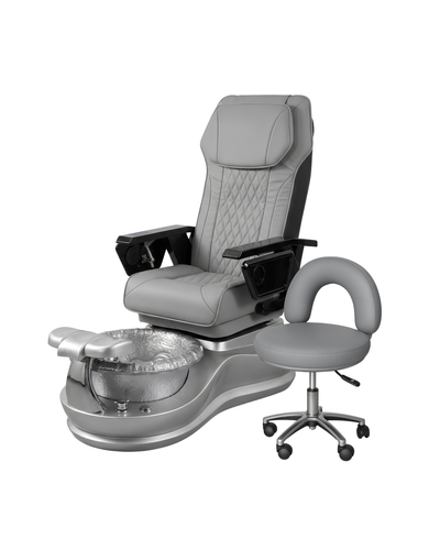 Model S Pedicure Chair & PB-1002 Stool Set