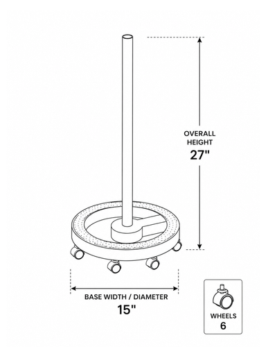 Magnifying Lamp - Circle Stand