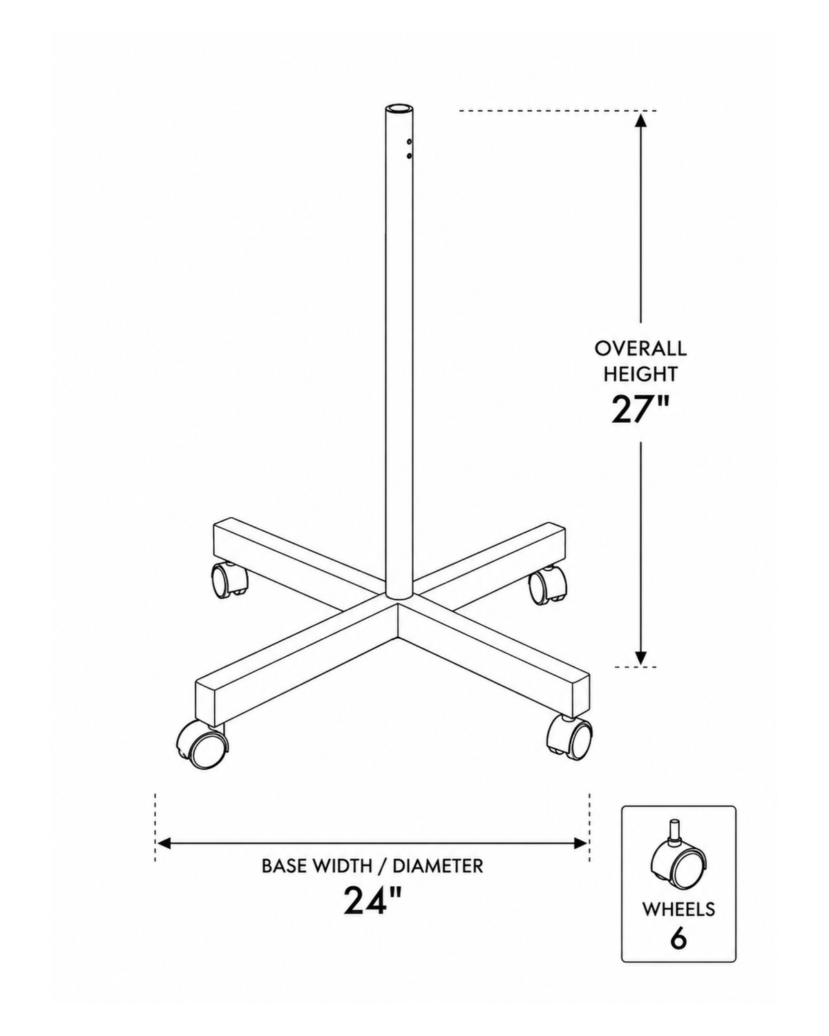 Magnifying Lamp - X Stand