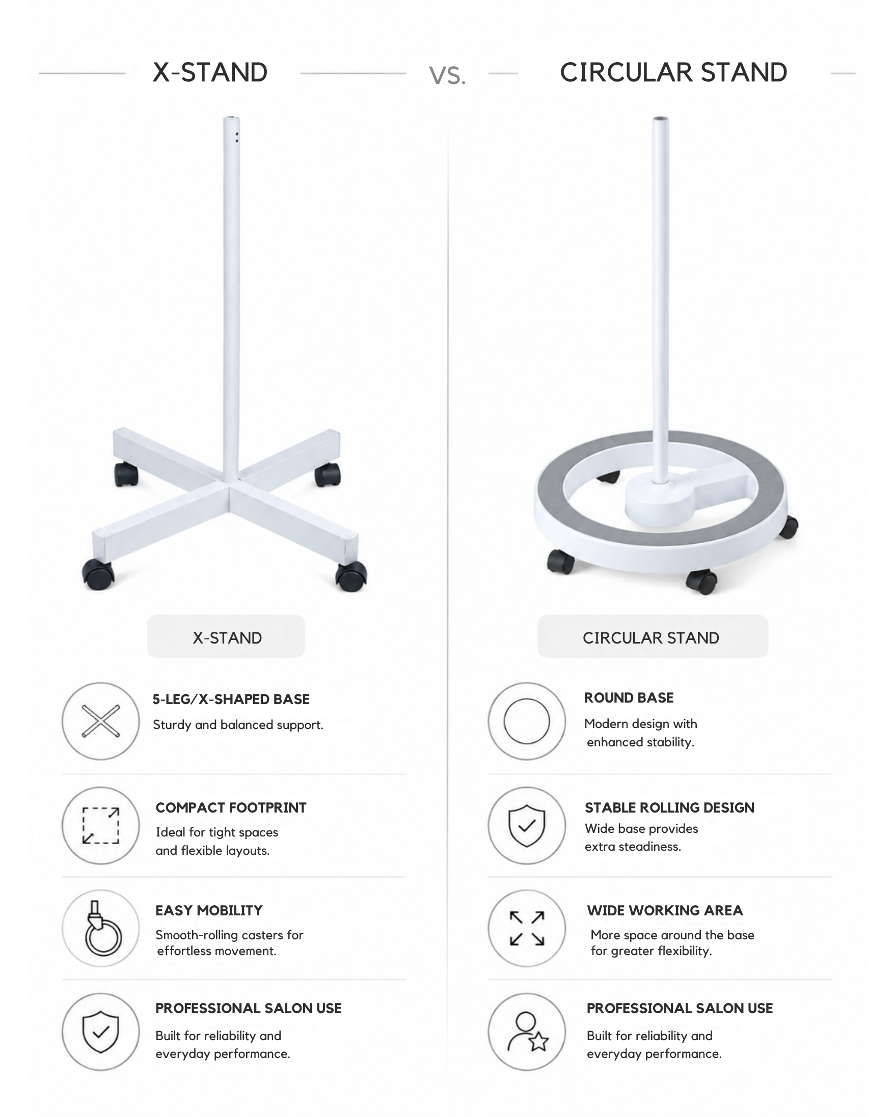 Magnifying Lamp - X Stand